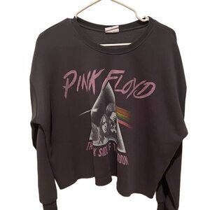 Pink Floyd Charcoal Tee with Pink Accents